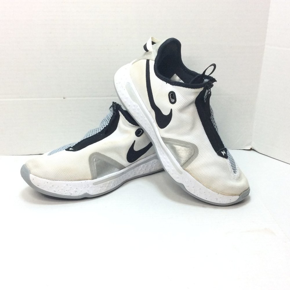 Nike PG 4 Team White Wolf Gray 2020 Men's Size 13 CK5828-100 Paul George Zip